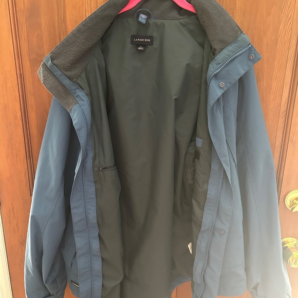 Men’s Lands’ End Squall Lined Jacket Size L (42-44) - Picture 5 of 7